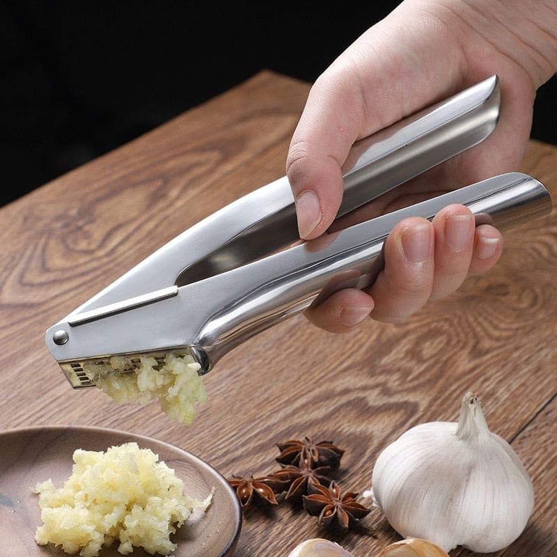 304 Stainless Steel Garlic Press - deGraaf Garlic