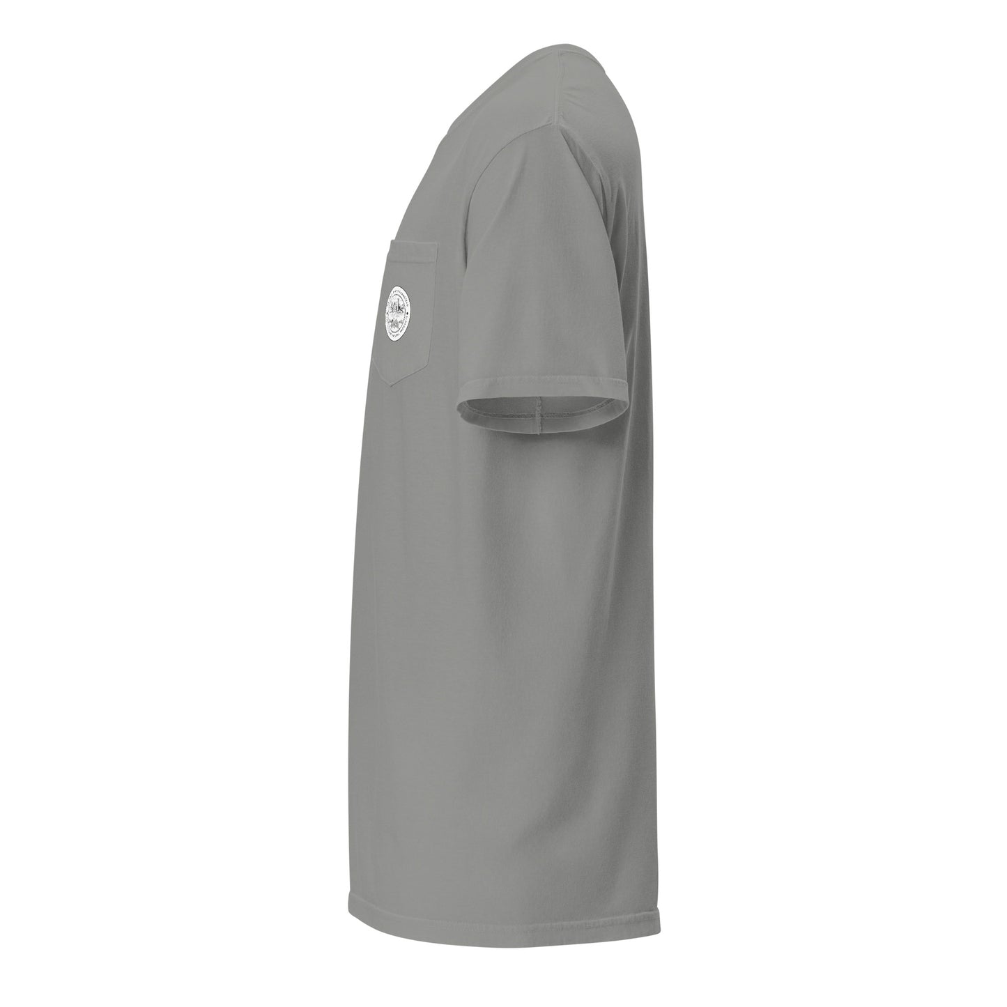 Unisex garment-dyed pocket t-shirt