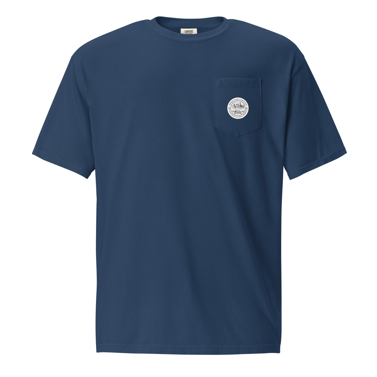 Unisex garment-dyed pocket t-shirt