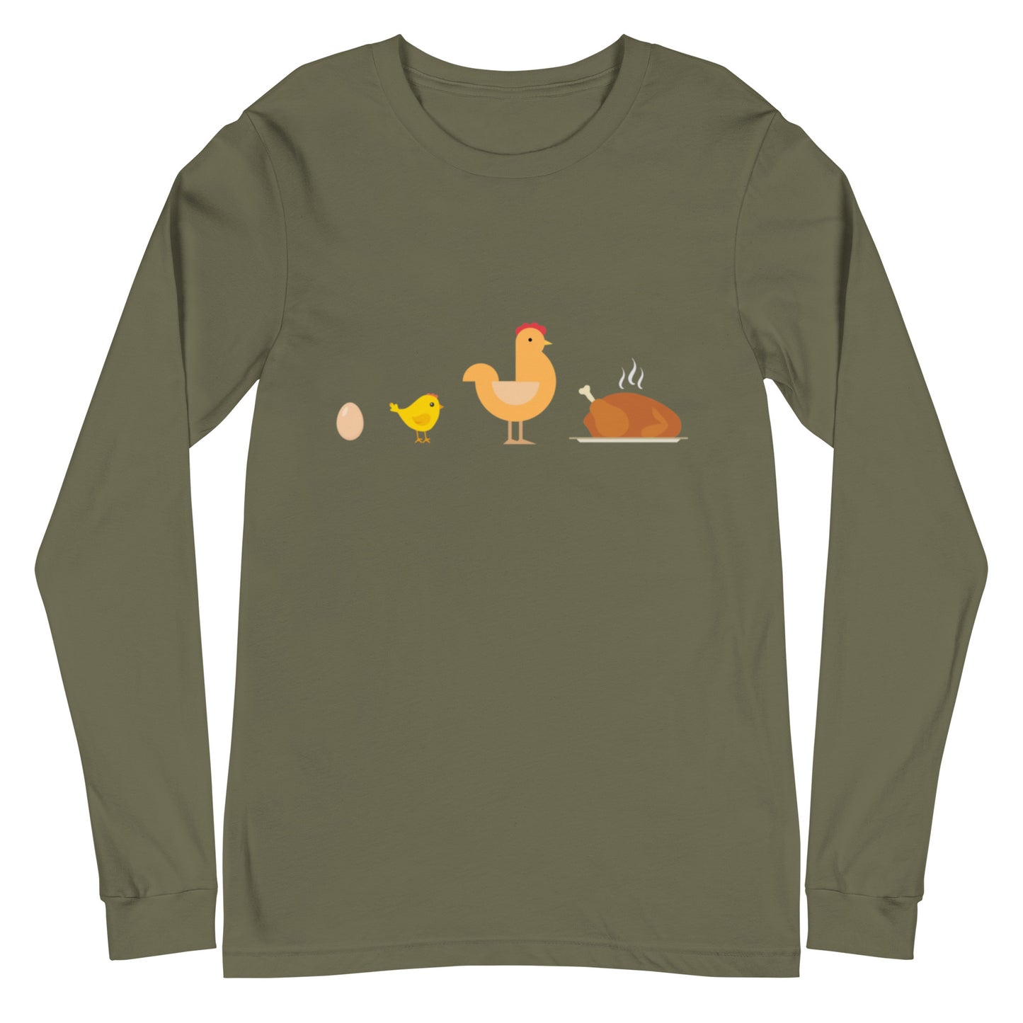 Chicken Progression Long Sleeve Tee