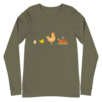 Chicken Progression Long Sleeve Tee
